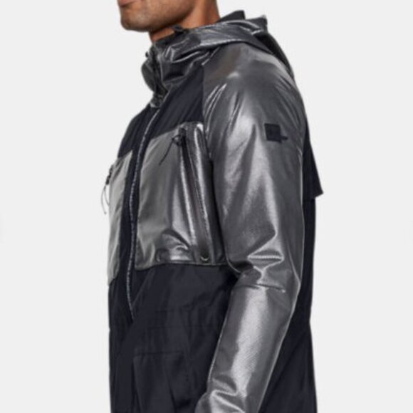 Under Armour Men's Storm Unstoppable Swacket Bomber Jacket Large Moss Green - Picture 1 of 12